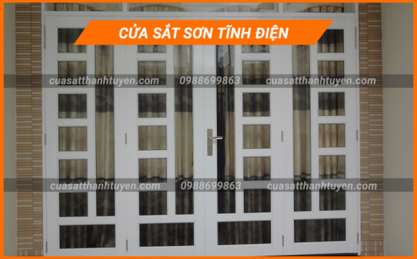 Cửa sắt sơn tĩnh điện 